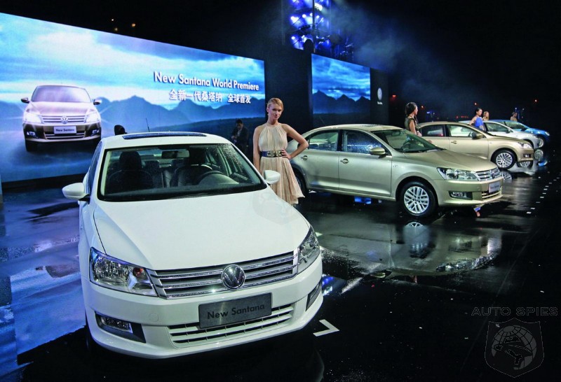 2013 Volkswagen Santana in China